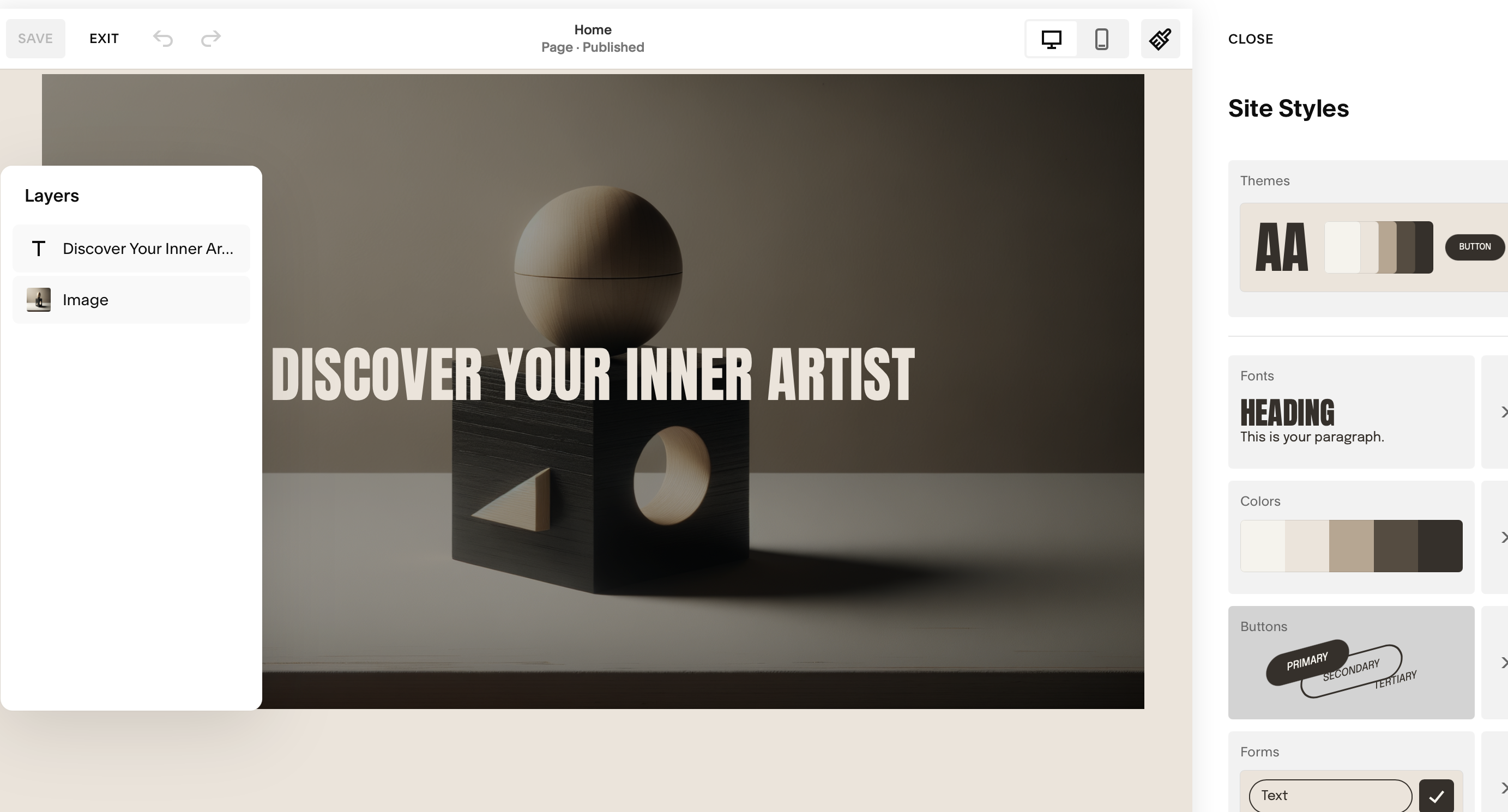 Squarespace website builder interface 2026