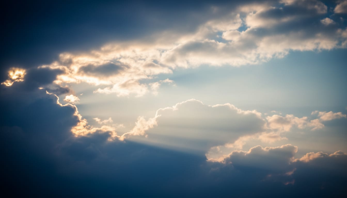 Cloudy sky background