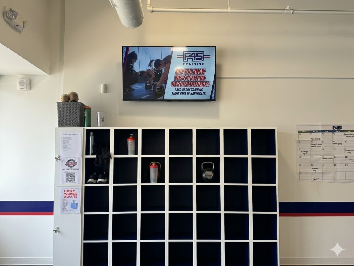 DDM screen at F45 Training Naperville