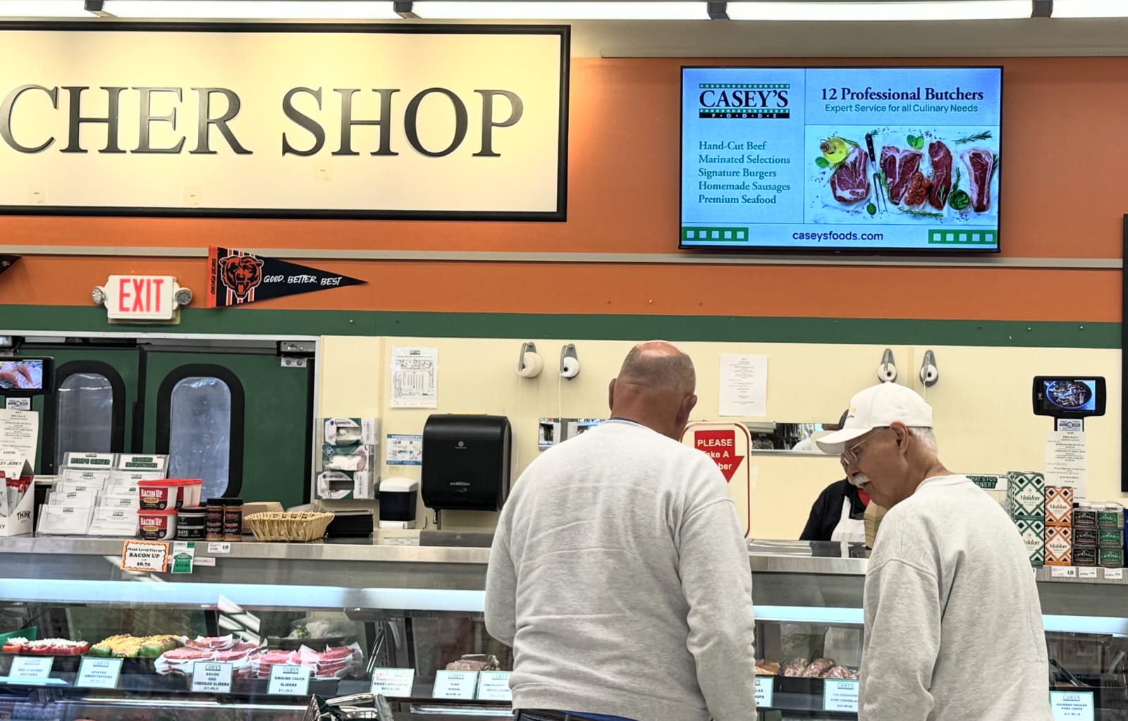 Installed DDM advertising screen at Casey's Foods in Naperville
