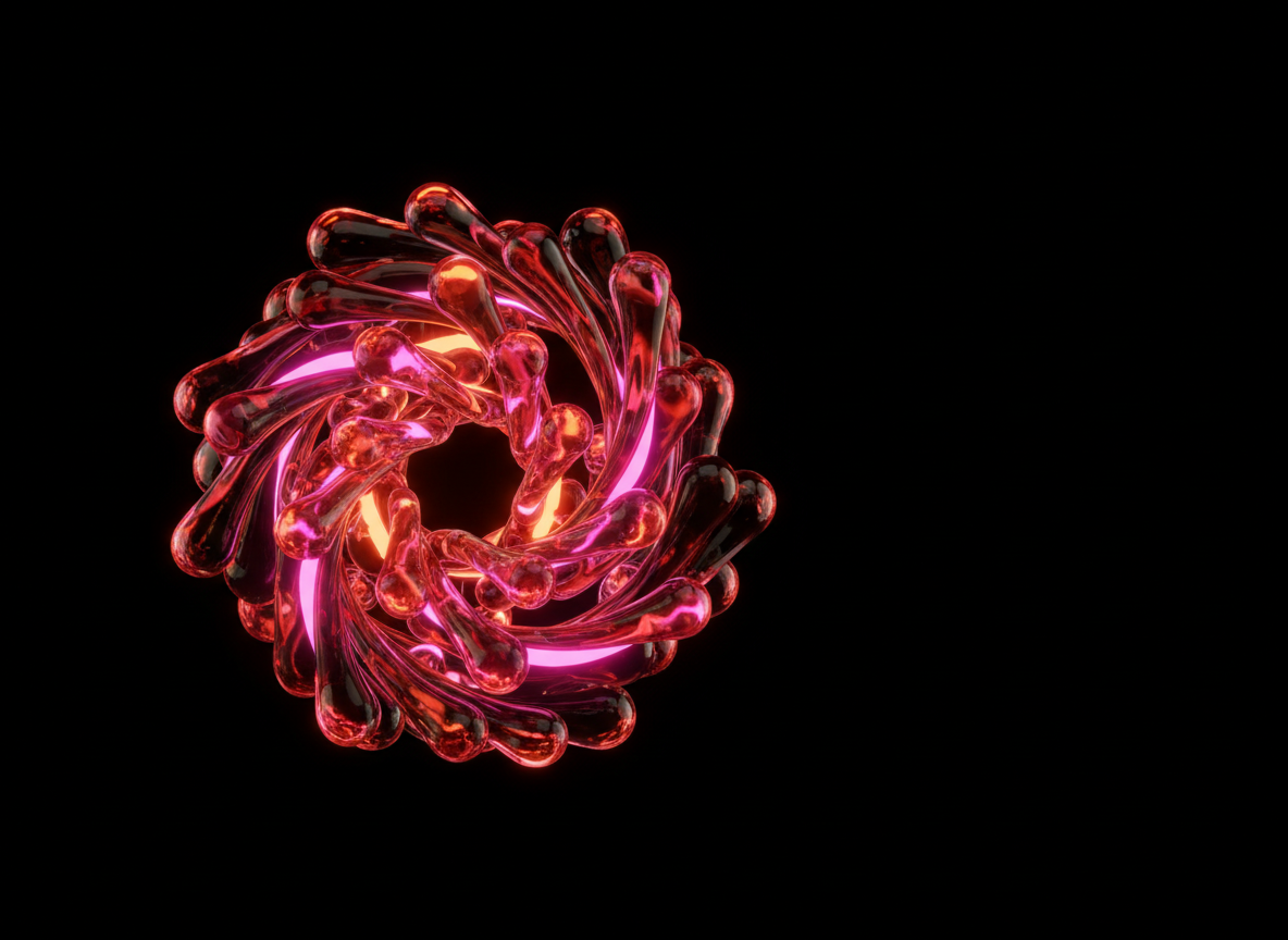 3D Abstract Tech Render
