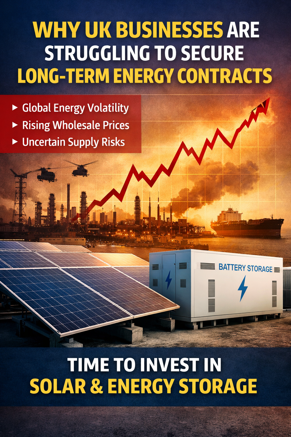 Why Businesses Are Turning to Solar and Battery Storage