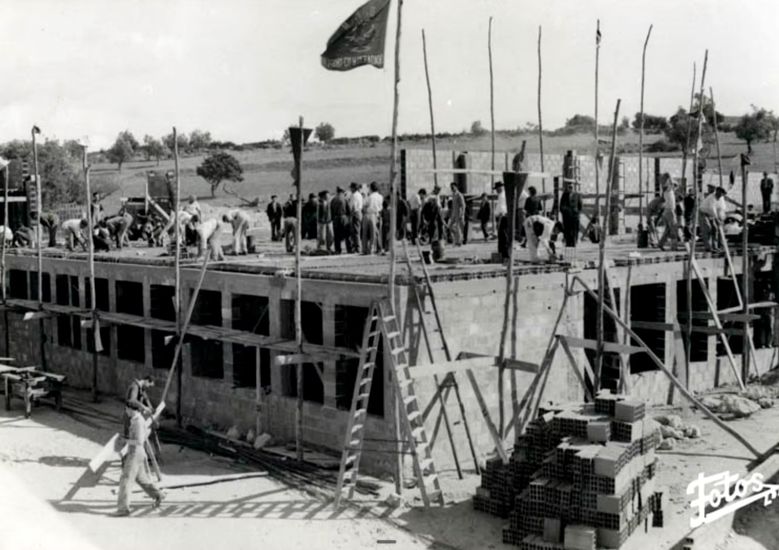 Construção da actual sede