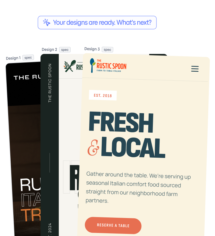 Step 2 design selection preview