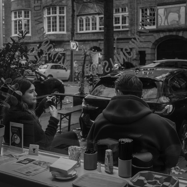 People at a café — community events